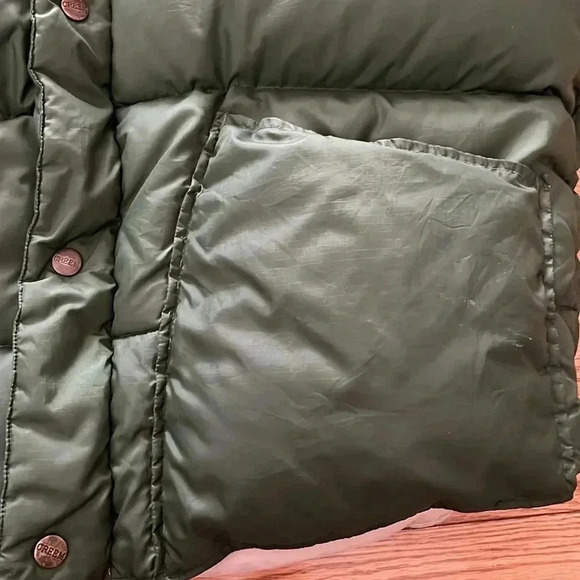 COPY - [XL]Vintage The Original Creem By Adelsten  Green Puffer Vest - Picture 3 of 8